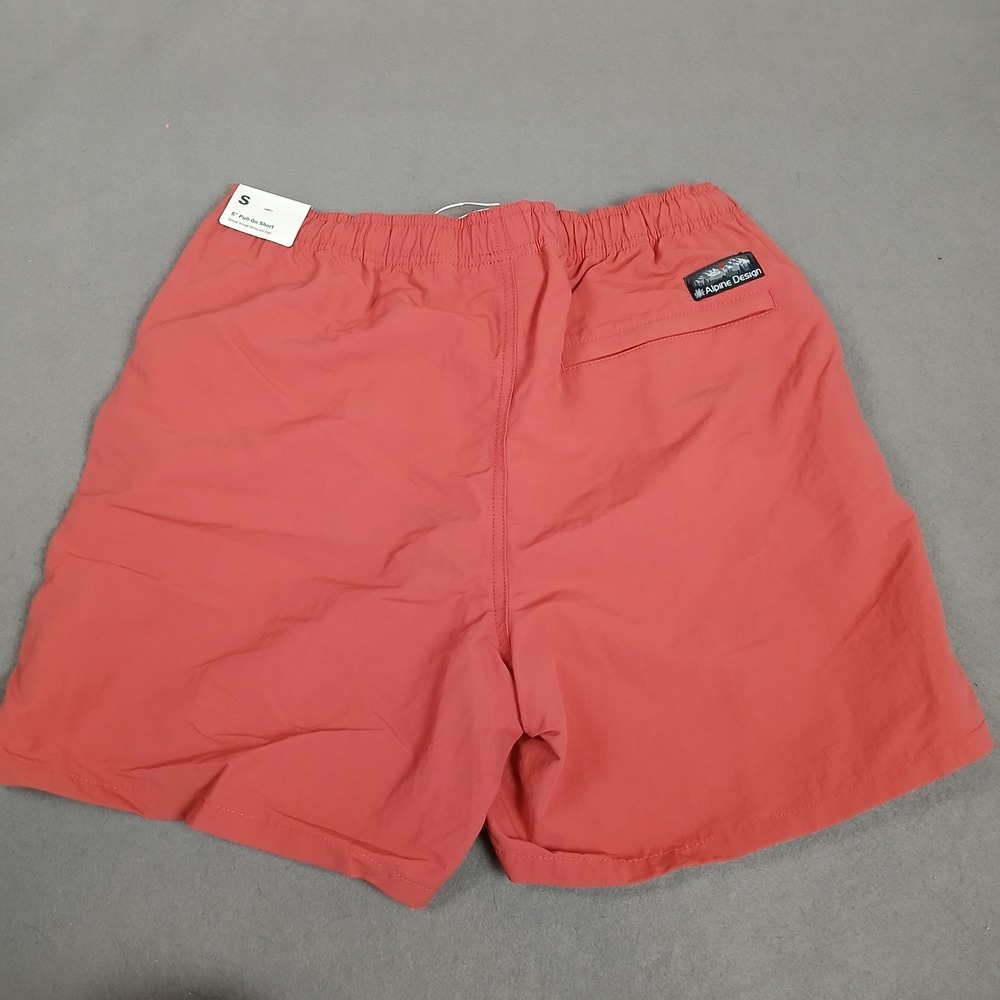 NWT Alpine‎ Design Men's 5" Pull On Short Antique Rosewood Nylon Size Small - Picture 4 of 5